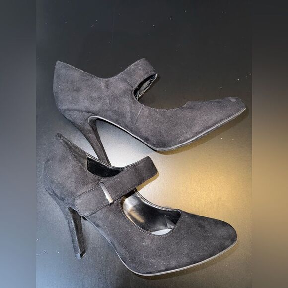 X-Appeal Women’s Black Carson Mary Jane Heels Size 10 EUC - Picture 6 of 9